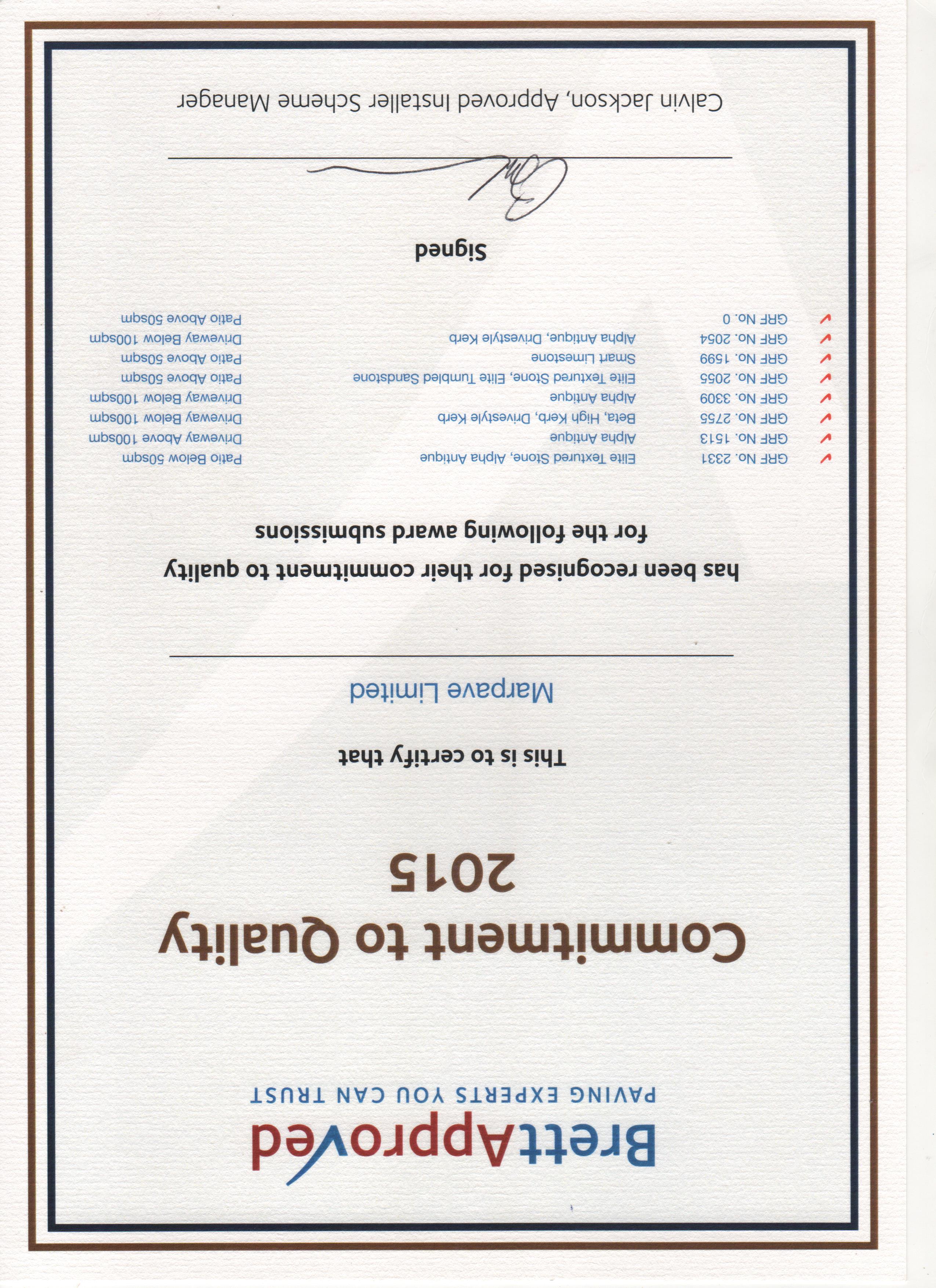 Commitment To Quality