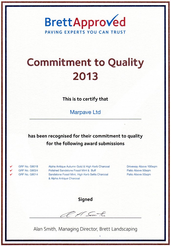 Commitment to Quality Award