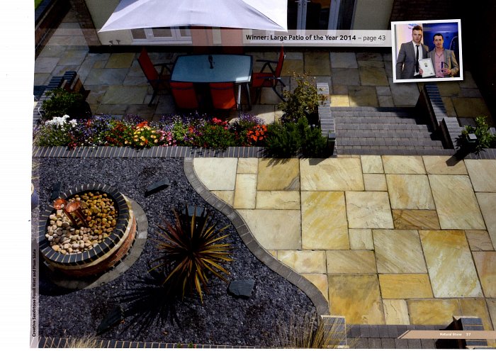 Brett Landscaping 2015 Brochure Best Large Patio 2014 page 37