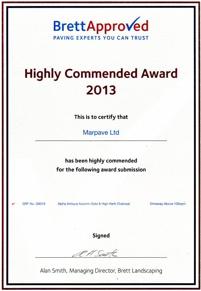 Brett Approved Installer Awards