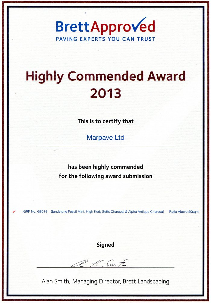 Brett Approved Installer Awards